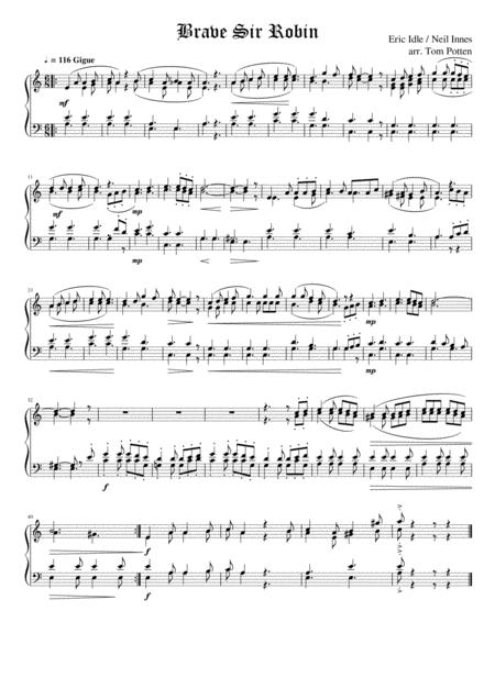 Sir Robins Song Sheet Music