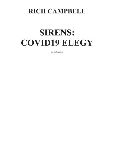 Sirens Covid19 Elegy Sheet Music