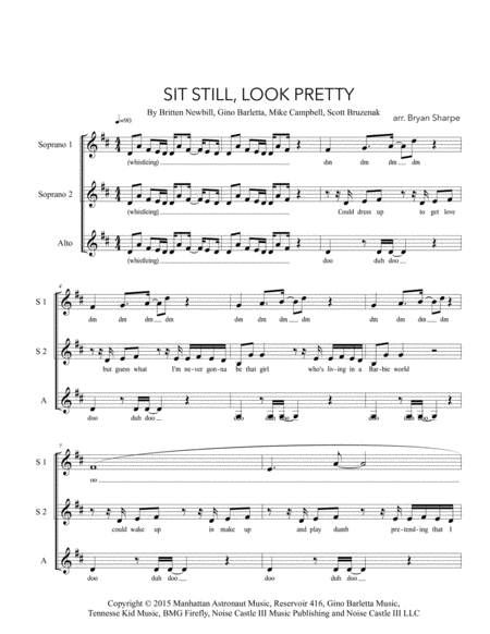 Sit Still Look Pretty Sheet Music