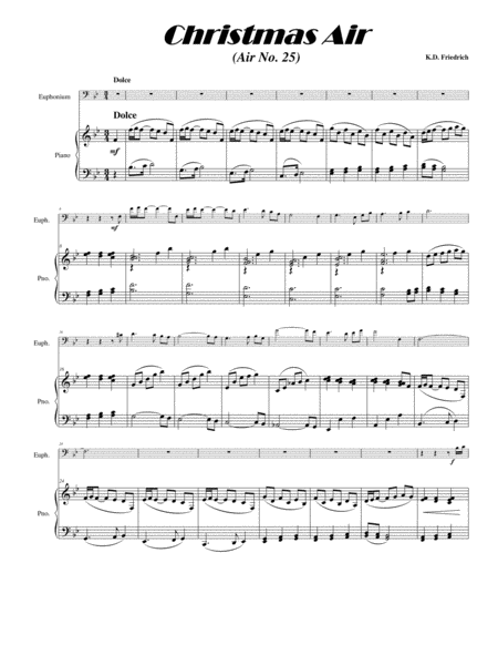 Six Airs For Trombone Euphonium And Piano Vol 5 Sheet Music