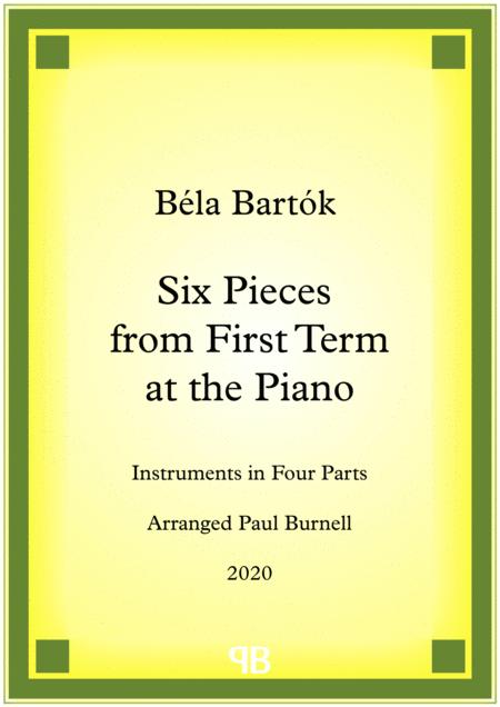 Six Pieces From First Term At The Piano Sheet Music