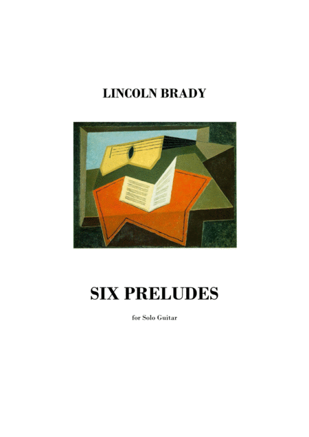 Six Preludes Solo Guitar Sheet Music