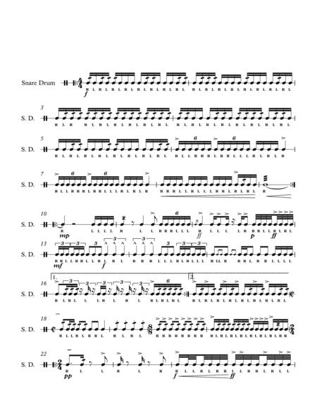 Free Sheet Music Skat Drum