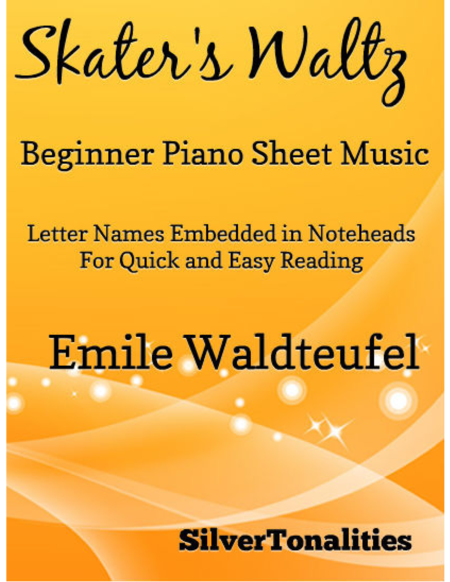 Skaters Waltz Beginner Piano Sheet Music Sheet Music