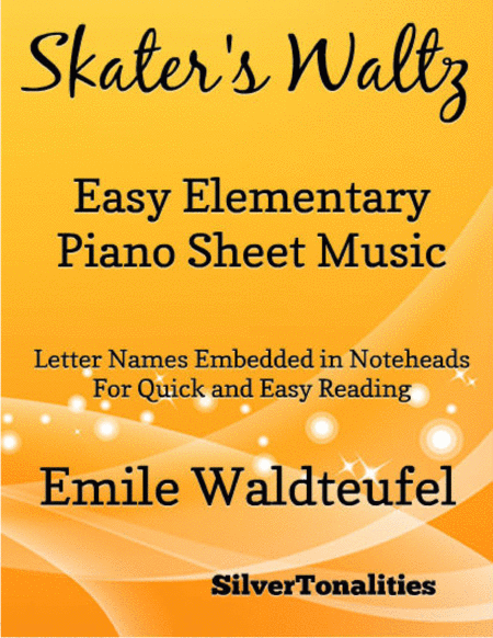 Free Sheet Music Skaters Waltz Easy Elementary Piano Sheet Music