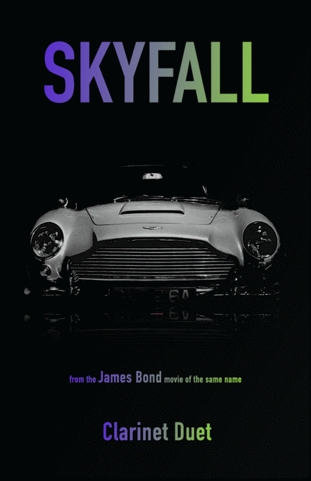 Skyfall James Bond Theme For Clarinet Duet Sheet Music