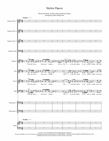 Skyline Pigeon Sheet Music