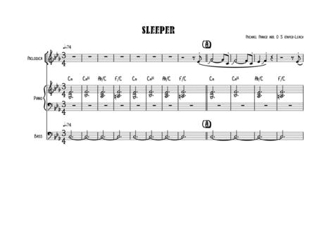 Sleeper Melodica Tenor Sax Keys Bass Sheet Music