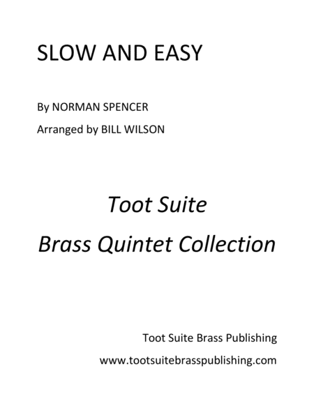 Free Sheet Music Slow And Easy