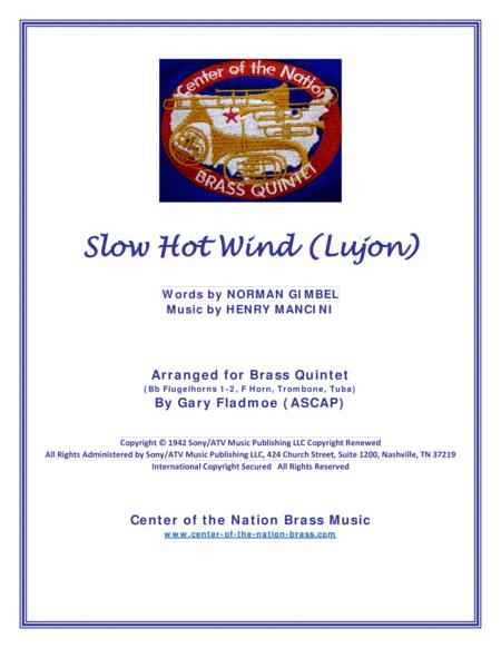 Slow Hot Wind Lujon Sheet Music