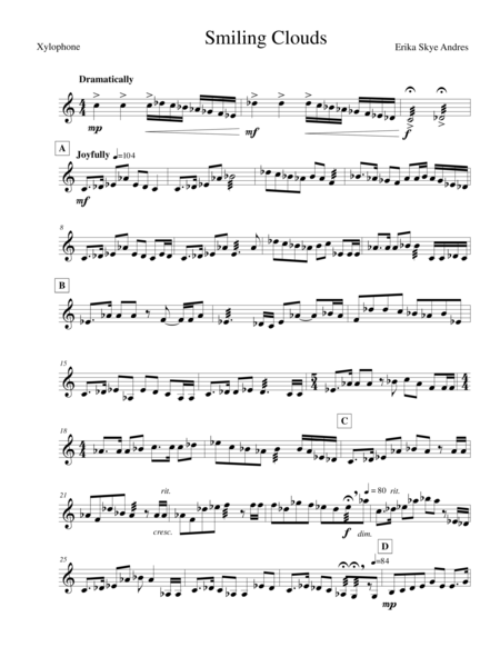 Smiling Clouds Sheet Music