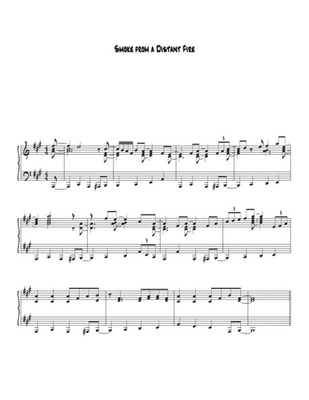 Smoke From A Distant Fire Sheet Music