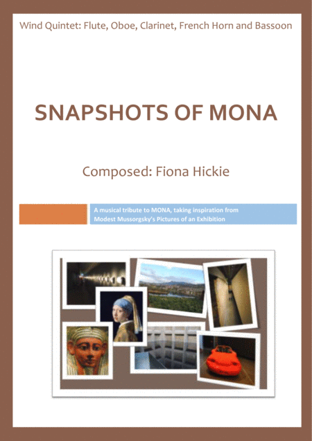 Snapshots Of Mona Sheet Music