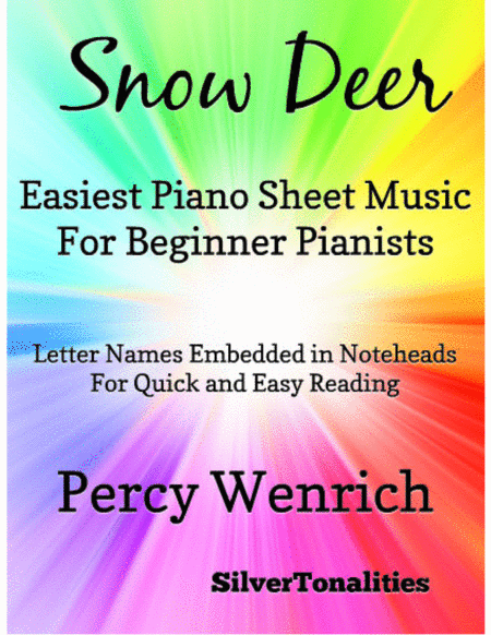 Snow Deer Easiest Piano Sheet Music For Beginner Pianists Sheet Music