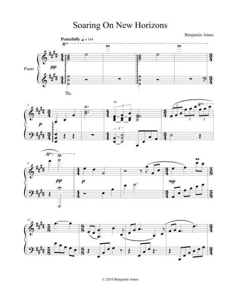 Soaring On New Horizons Sheet Music