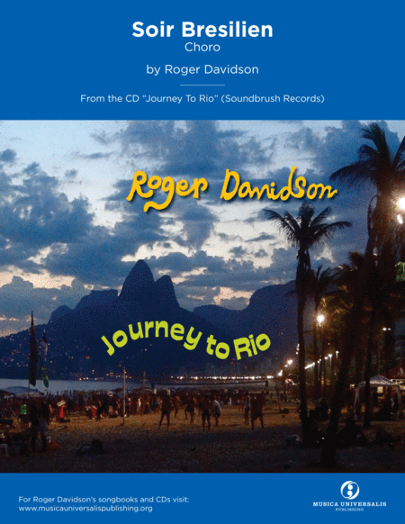 Free Sheet Music Soir Bresilien Choro By Roger Davidson