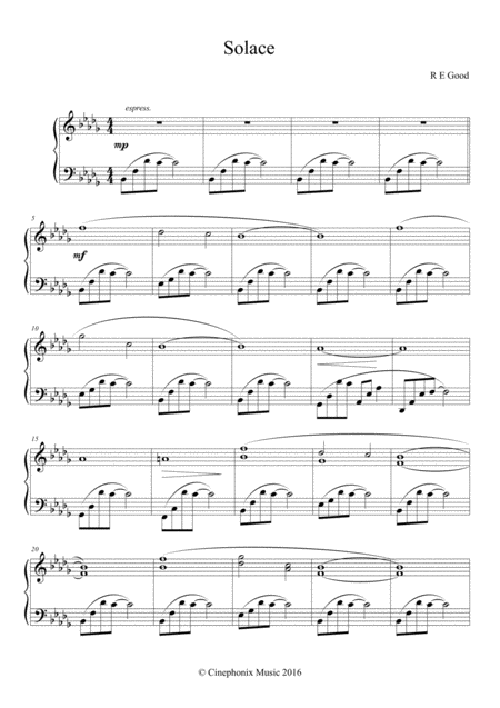 Solace Sheet Music