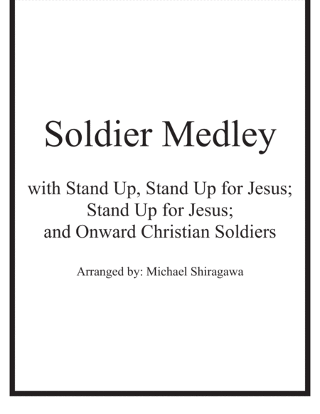 Soldier Medley Cello Sheet Music