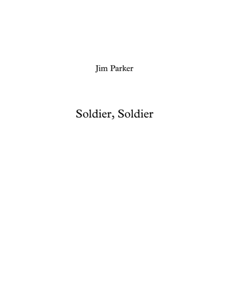 Soldier Soldier Sheet Music