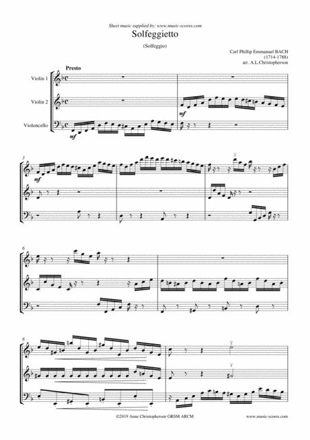 Solfeggiato Solfeggio Sheet Music