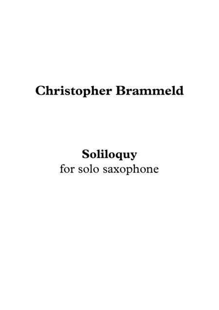 Soliloquy For Solo Saxophone Sheet Music