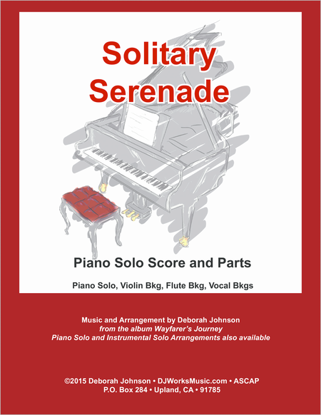 Solitary Serenade Piano Solo Score Sheet Music