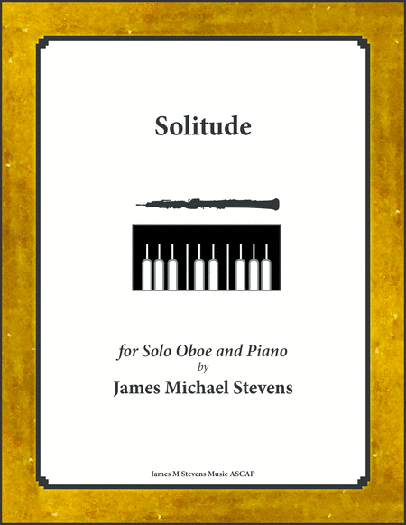 Solitude Oboe Piano Sheet Music