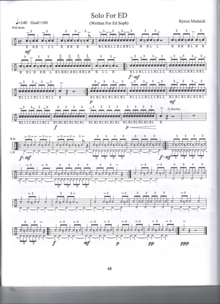 Free Sheet Music Solo For Ed