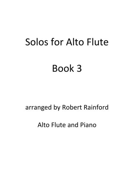 Solos For Alto Flute Book 3 Sheet Music