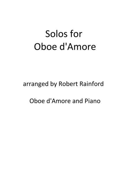 Free Sheet Music Solos For Oboe D Amore