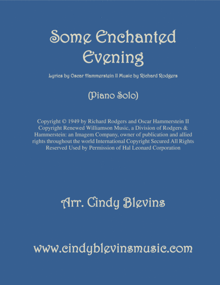 Some Enchanted Evening Piano Solo Sheet Music