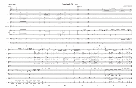 Somebody To Love Full Score Sheet Music