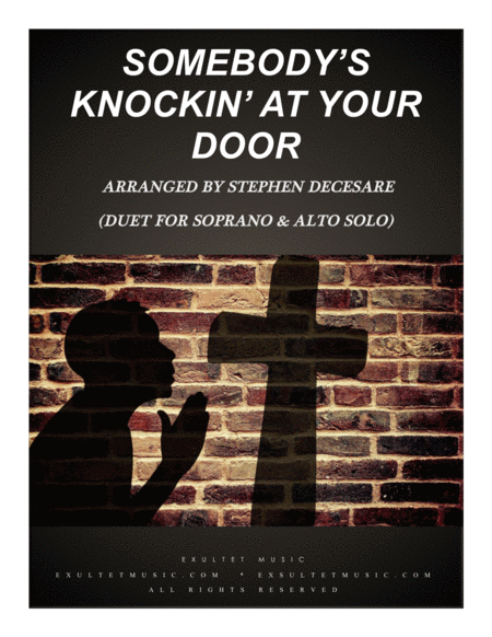 Somebodys Knockin At Your Door Duet For Soprano And Alto Solo Sheet Music