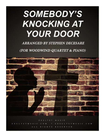 Somebodys Knockin At Your Door For Woodwind Quartet And Piano Sheet Music