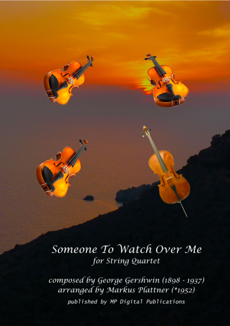 Free Sheet Music Someone To Watch Over Me For String Quartet