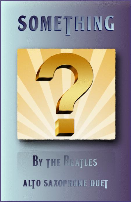 Something By The Beatles For Alto Saxophone Duet Sheet Music