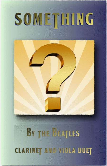 Free Sheet Music Something By The Beatles For Clarinet And Viola Duet