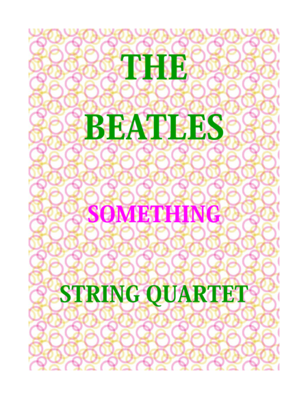 Free Sheet Music Something For String Quartet