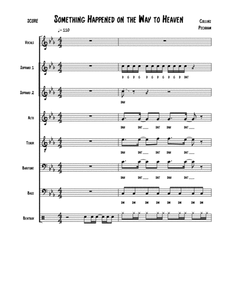 Something Happened On The Way To Heaven Sheet Music