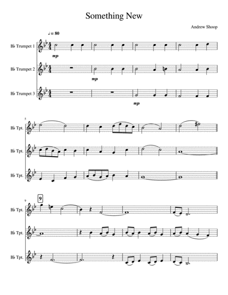 Something New Sheet Music