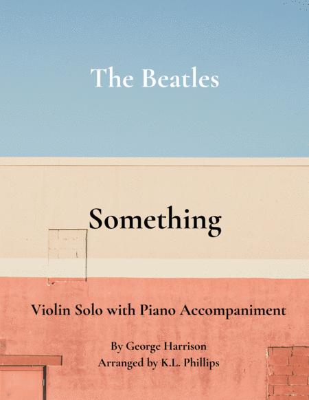 Something Violin Solo With Piano Accompaniment Sheet Music