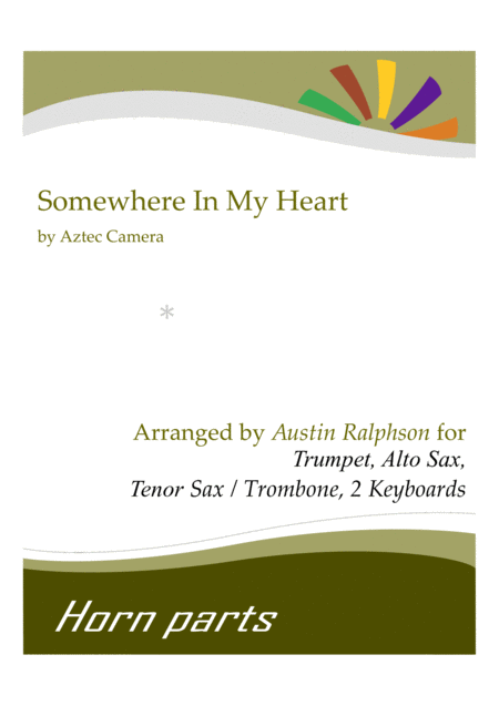 Somewhere In My Heart Horn Parts And Keyboards Sheet Music