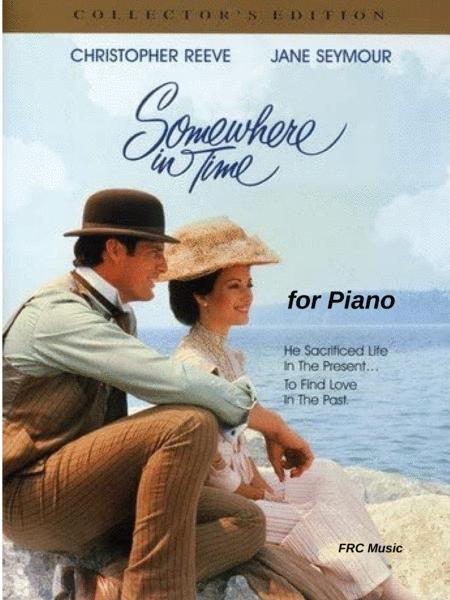 Free Sheet Music Somewhere In Time For Piano Solo