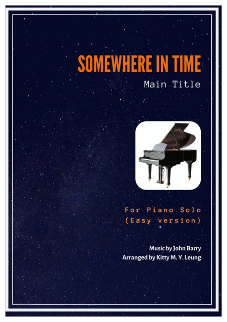 Somewhere In Time Piano Sheet Music