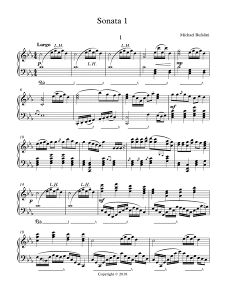 Sonata 1 Sheet Music