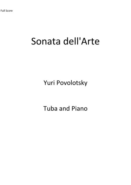 Sonata Dell Arte Sheet Music