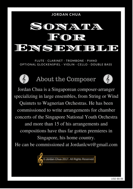 Free Sheet Music Sonata For Ensemble
