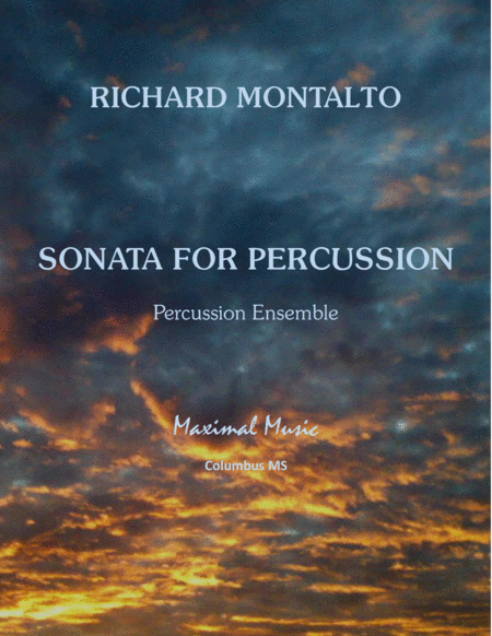 Sonata For Percussion Sheet Music