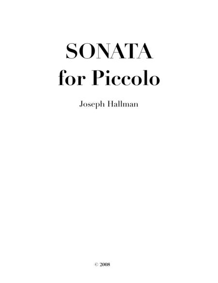 Free Sheet Music Sonata For Piccolo With Piano Score