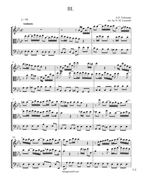 Sonata In C Minor Movement Iii Sheet Music